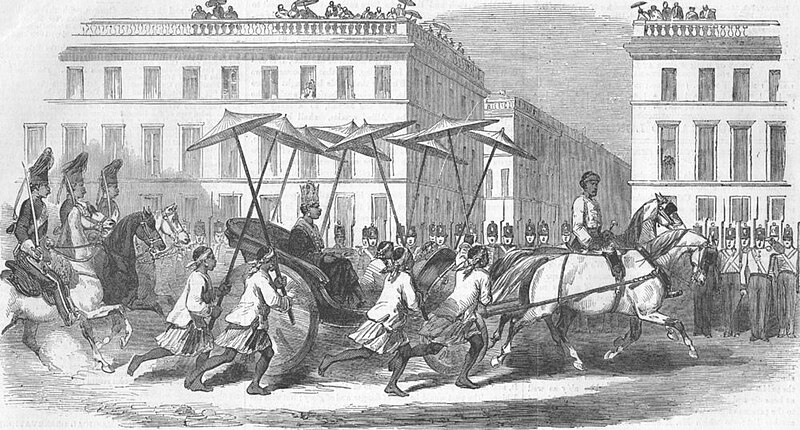 File:"Arrival of Birmese envoy at Calcutta with the letter of the King of Ava" illustrated London News.jpg