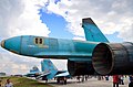 קונוס הזנב של מטוס ה-Su-34 והכונס של מנוע ה-APU.