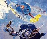 «Ուղևորություն դեպի երկինք», կտավ, յուղաներկ, 107 × 132, 1977