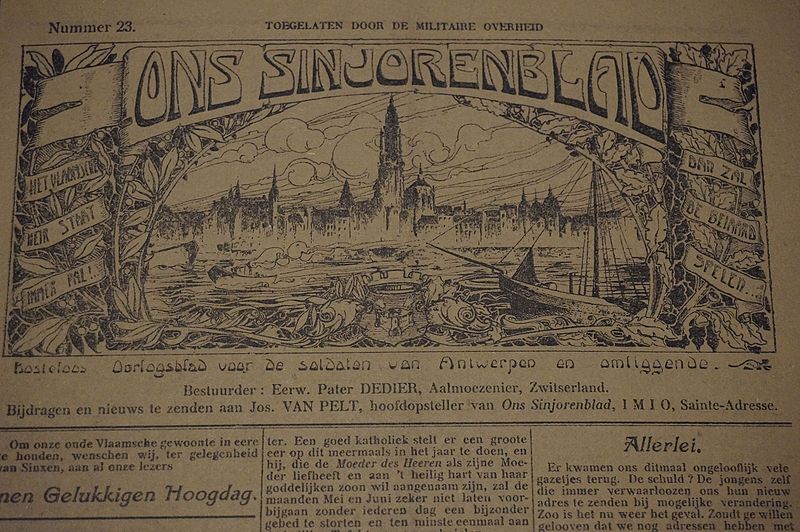 File:'Ons Sinjorenblad' wartime newspaper.jpg