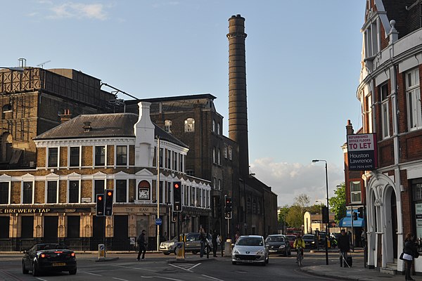 The former Ram Brewery, a landmark in Wandsworth's town centre