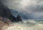 Ivan K. Aivazovsky - Costa del mar (1886).jpg