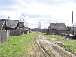Vavozhsky Bölgesi'ndeki Kakmozh'un selosu