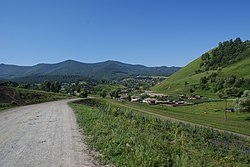 View of the village of Berezovka