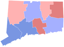 1890 Connecticut gubernatorial election results map by county.svg