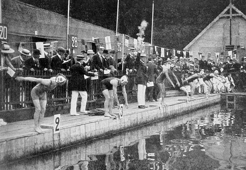 File:1912 Olympic Games Swimming Start of a race.jpg