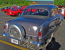 1953 Plymouth Cambridge Club Sedan (with non-standard wheels & spare wheel) 1953 Plymouth Cambridge (4588984939).jpg