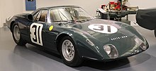 The Rover-BRM turbine car of Hill/Stewart. It finished 10th overall. 1965 Rover-BRM Gas Turbine Le Mans Front.jpg