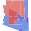 1968 Arizona gubernatorial election results map by county.svg