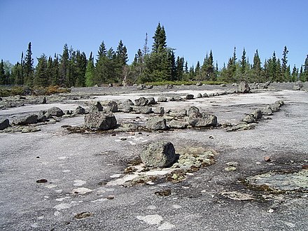 Petroforms in Whiteshell Provincial Park