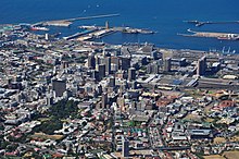 Blick vom Tafelberg auf das Stadtzentrum