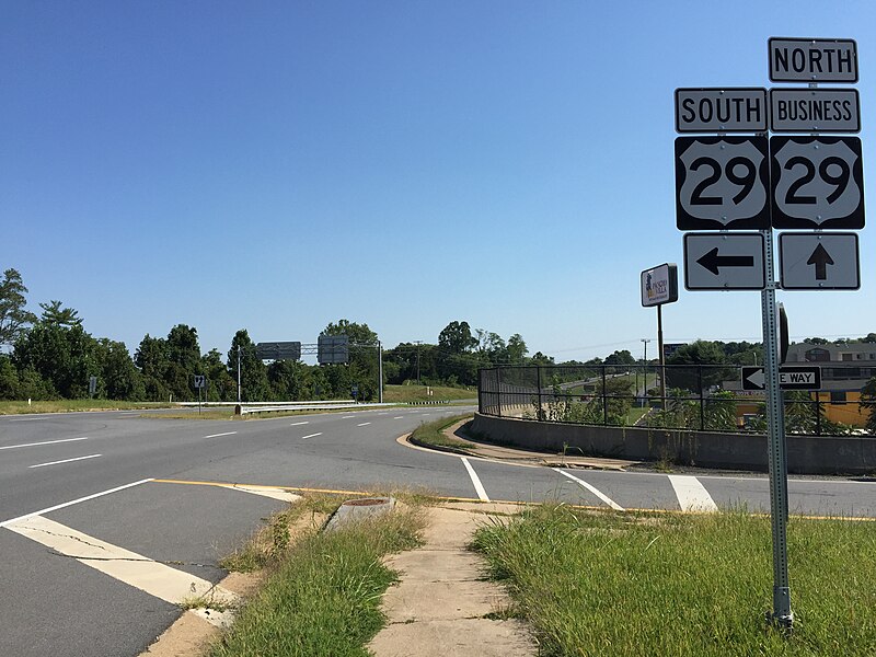 File:2016-09-06 10 35 46 View north along U.S. Route 29 Business (Madison Road) at U.S. Route 29 (James Monroe Highway) just souhtwest of Culpeper in Culpeper County, Virginia.jpg