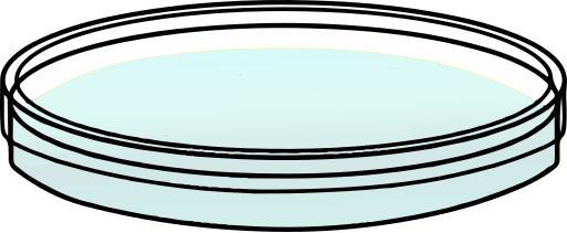 File:202004 petri dish with medium blue.svg