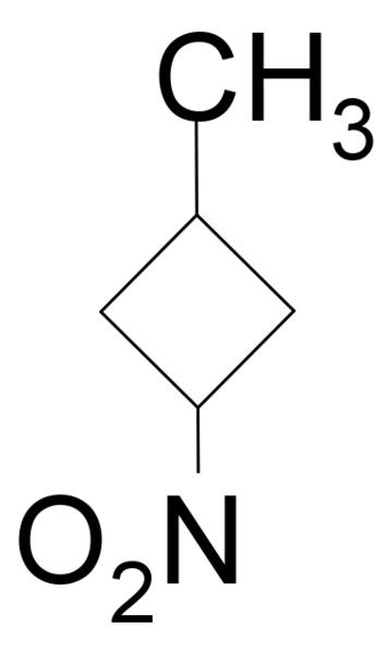 File:3-Methyl-1-nitrocyclobutane.png