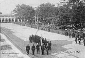 English: Army Celebration on June 30, 1907. Español: Celebración del día del Ejército y de la conmemoración de la Reforma Liberal el 30 de junio de 1907.