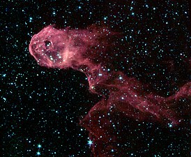 Фото туманности, сделанное космическим телескопом Спитцер