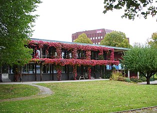 Matsalsbyggnaden ("Sjövillan").