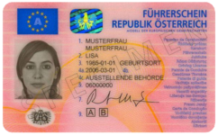 Austria drivers license