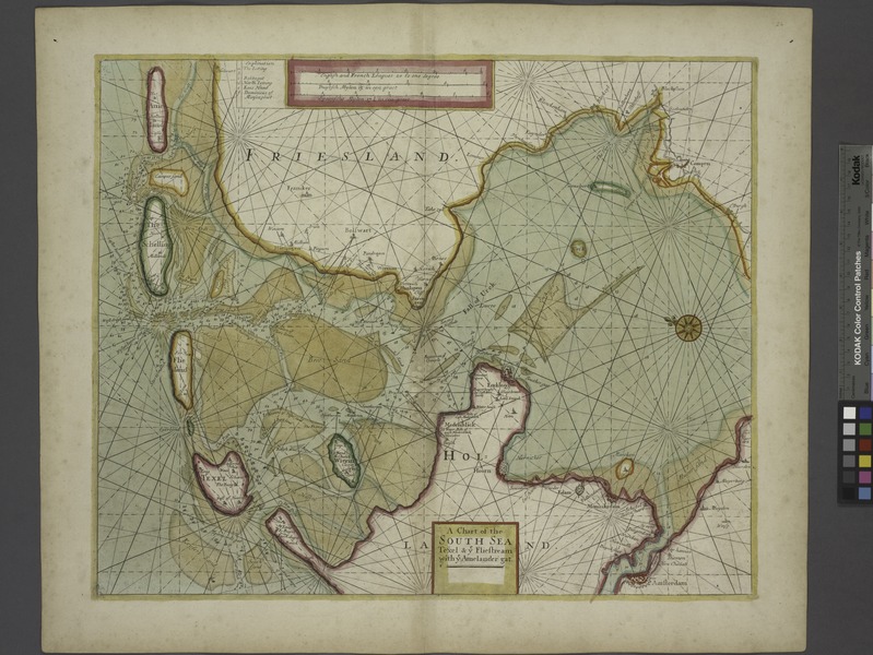 A chart of the SOUTH SEA Texel and Flieftream with Amelander gat NYPL1640699