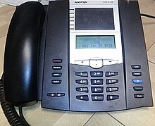 An Aastra 6753i RP phone a typical Response Point phone. Aastra 6751i RP.jpg