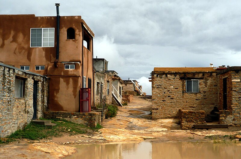 File:Acoma Pueblo street.jpg