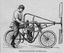 De Aeromotocyclette van Archdeacon