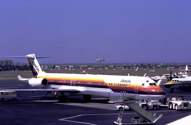 File:Air Cal jet at John Wayne Airport, 1981.jpg