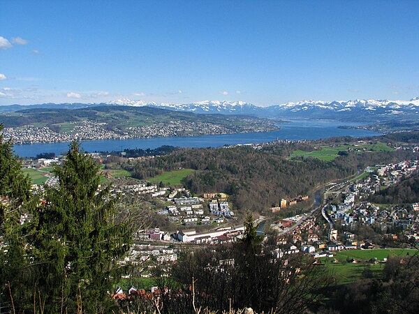 Pfannenstiel as seen from nearby Felsenegg