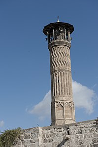 The minaret of the Mehmendar Mosque (1302)