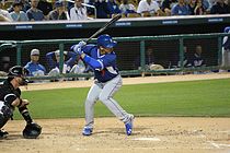 Cuban infielder Alex Guerrero was signed to a free agent contract in the off-season. Alex Guerrero.jpg