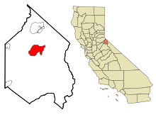 Маркливилл на карте округа