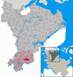 Läget för kommunen Alt Bennebek i Kreis Schleswig-Flensburg