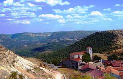 Skyline van Peñalén, Spanje