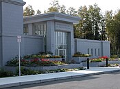 The entrance of the Anchorage Alaska Temple Anchorage Alaska Temple entrance by artchase.jpg