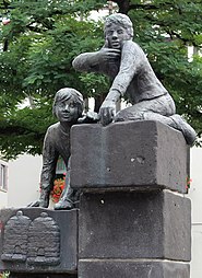 Andernach, Bäckerjungenbrunnen, Detail (2019-08-28 Sp).JPG