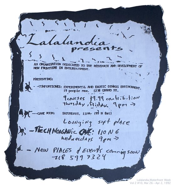 File:Announcement by Lalalandia, Williamsburg, Brooklyn, 1992.tif