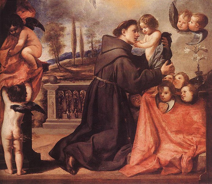 File:Antonio de Pereda y Salgado - St Anthony of Padua with Christ Child - WGA17167.jpg