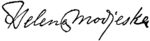 Appletons' Modjeska Helena signature.png