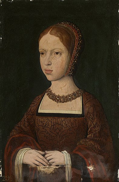 File:Attributed to the workshop of Pieter van Coninxloo (active 1479-1513) - Isabella of Austria (1501-1526) - RCIN 403466 - Royal Collection.jpg