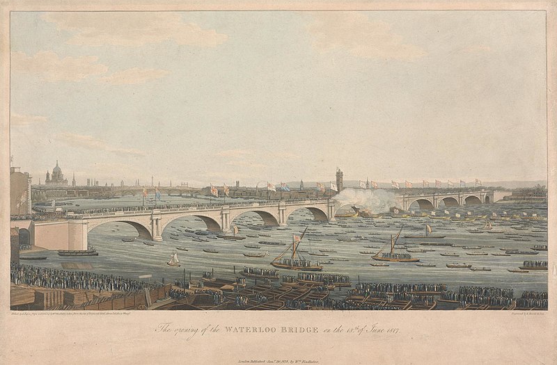 File:Augustus Charles Pugin - The Opening of the Waterloo Bridge on the 18th June 1817 - B1977.14.15470 - Yale Center for British Art.jpg