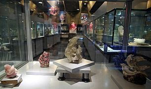 Inside the Azadi museum