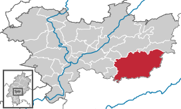 Kaart van Büdingen