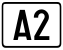 Cartouche signalétique représentant l'A2