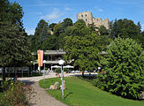 Thermaal park met casino en kasteel