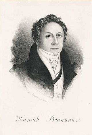 <span class="mw-page-title-main">Heinrich Baermann</span> German clarinet virtuoso (1784–1847)