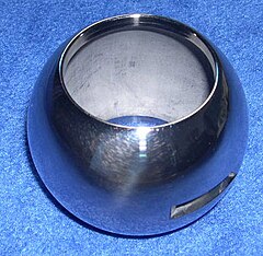 Ball for a titanium ball valve