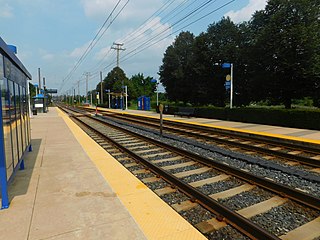 <span class="mw-page-title-main">Baltimore Highlands station</span> Baltimore Light Rail station in Halethorpe, Maryland, US