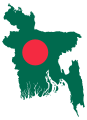 Bangladesh Map Flag.svg