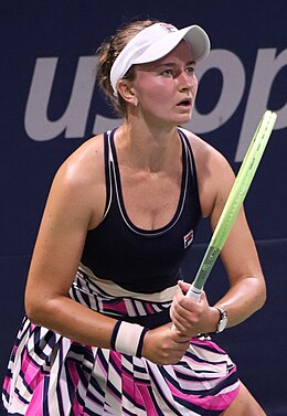 Barbora Krejčíková na US Open 2023