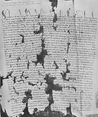 Carta dos Barões, 1301, exemplar B